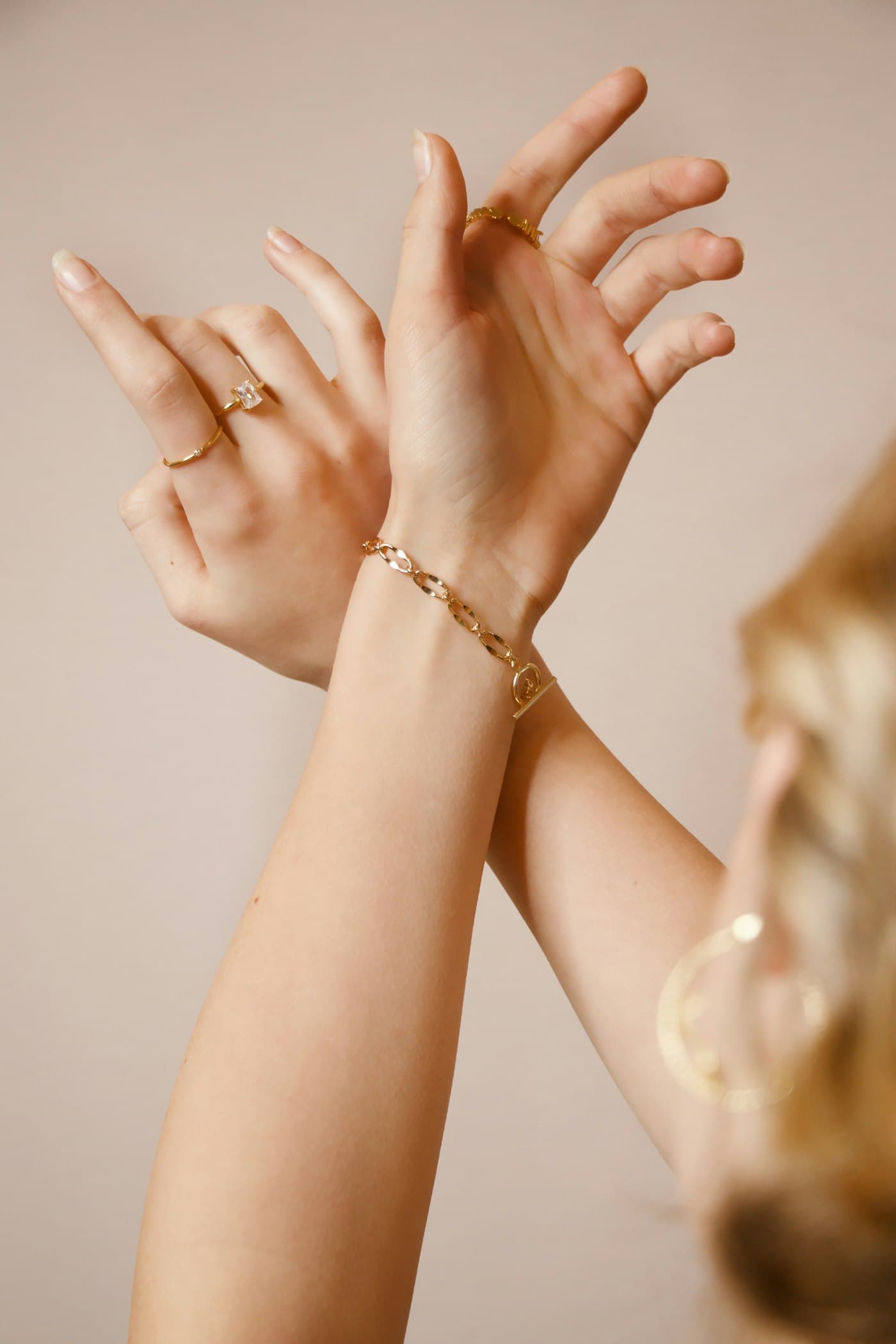 Jeweller working on a precious metal piece
